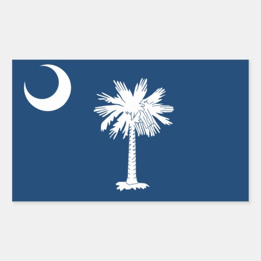 FOUR South Carolina Flag Stickers
