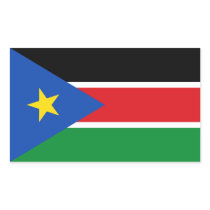 FOUR South Sudan National Flag Sticker