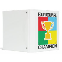 Four-Square Champion 3 Ring Binder