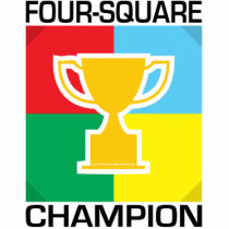 Four-Square Champion Cut Out