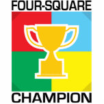 Four-Square Champion Cut Out