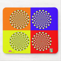 Four Squares Mousepad by illusioncontest Four Squares Mousepad