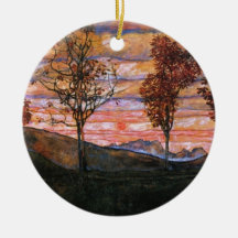 Four Trees Ornaments