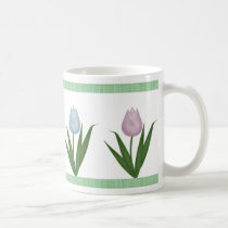 Four Tulips mugs