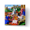 "Four Unicorns lead the Procession" buttons by Aquavel "Four Unicorns lead the Procession" buttons