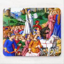 "Four Unicorns lead the Procession" mousepads by Aquavel "Four Unicorns lead the Procession" mousepads