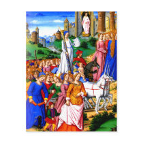 "Four Unicorns lead the Procession" Post Cards