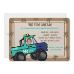 Four Wheel Fun/ Birthday Personalized Announcements