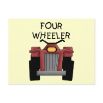 Four Wheeler Tshirts and Gifts Post Cards