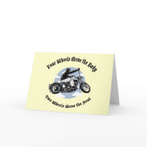Four Wheels III Greeting Cards