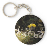 Four White Trikes Key Chains