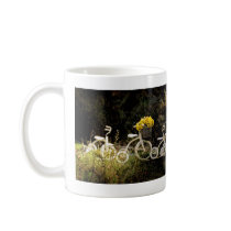 Four White Trikes Coffee Mug