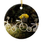 Four White Trikes Ornament