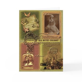 Four Windows Greeting Card card
