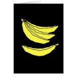 Four Yellow Bananas. Cards