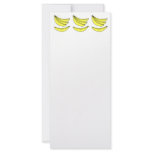Four Yellow Bananas. Full Color Rack Card