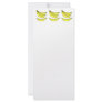 Four Yellow Bananas. Full Color Rack Card