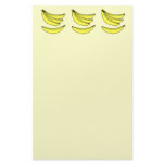 Four Yellow Bananas. Customized Stationery