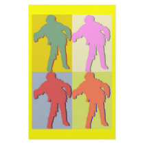 Four Zombies Andy Warhol Style Custom Stationery