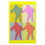Four Zombies Andy Warhol Style Custom Stationery