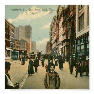 Fourteenth St, New York City print