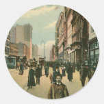 Fourteenth St, New York City Round Stickers