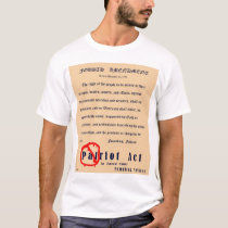 Fourth Amendment (front) t-shirts