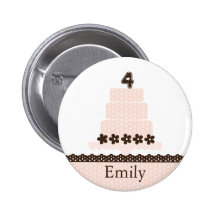 Fourth Birthday Button