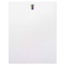 Fourth Cavalry crest Customized Letterhead