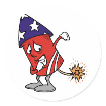Fourth Firework stickers by funnyholidaytshirts Fourth Firework stickers