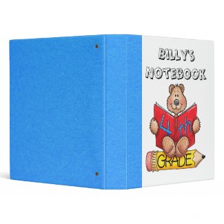 Fourth Grade Notebook binder