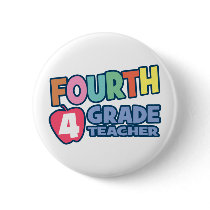 Fourth Grade Teacher buttons