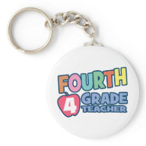 Fourth Grade Teacher keychains