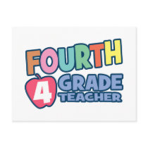 Fourth Grade Teacher postcards