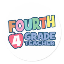 Fourth Grade Teacher stickers