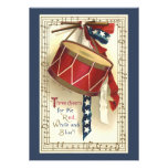 Fourth of July Backyard BBQ Family Party Custom Invitation