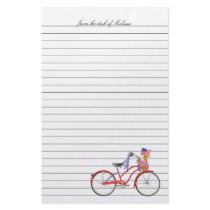 Fourth of July Bicycle stationery