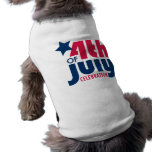 Fourth of July Celebration Dog T-Shirt
