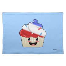 Fourth of July Cupcake Place Mats