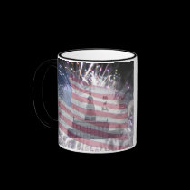 Fourth of July Fireworks mugs