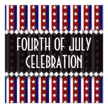 Fourth of July Jeweled Invite