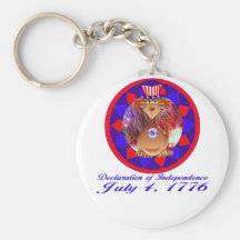 Fourth of July Keychain