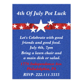 Fourth of July Party Invitation
