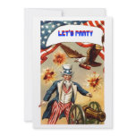 Fourth of July PARTY INVITATION ~ EZ2 CUSTOMIZE