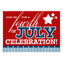 Fourth of July Party Invitations