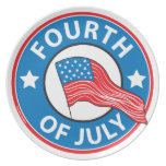 Fourth of July Plates