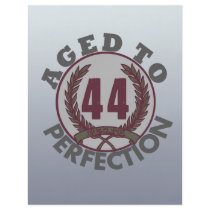Fourty Four and aged to Perfection Birthday Flyer