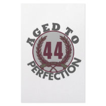 Fourty Four and aged to Perfection Birthday Stationery Paper
