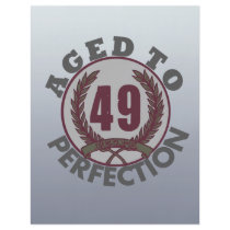 Fourty Nine and aged to Perfection Birthday Flyers