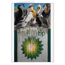 Fowl Language Oil Disaster Art Cards